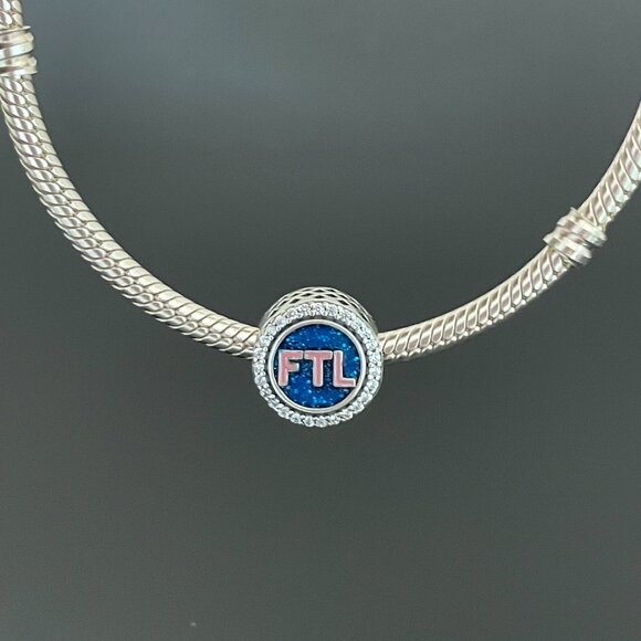 Pandora Ft. Lauderdale FTL City Night Scene Charm Bead Fort Lauderdale, Florida - Picture 1 of 6